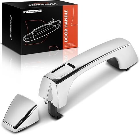 A-Premium Front or Rear Exterior Door Handle Compatible with Hummer H3 2006-2010, H3T 2009-2010, Chrome, Replace# 15794315, 15932907 in Saudi Arabia