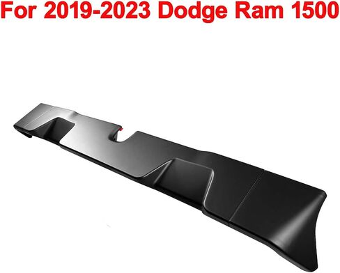 جناح سبويلر للسقف الخلفي باللون الأسود غير اللامع متوافق مع 2019-2023 دودج رام 1500 بيك أب كابينة سقف سبويلر شفة جناح جميع سيارات الأجرة غطاء سبويلر للباب الخلفي in Saudi Arabia