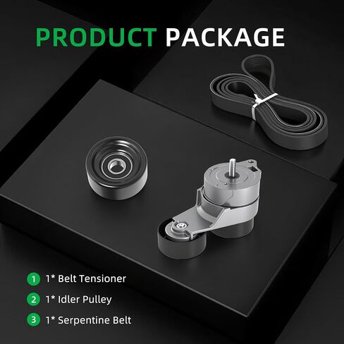 ‎90K-38332 Serpentine Belt Tensioner Drive Component Kit Fit for Honda Accord 2003-2010, for Odyssey 2005-2010, for Pilot 2005-2008, for Ridgeline 2006-2011, for Acura MDX/RL/TL 2003-2013 in Saudi Arabia