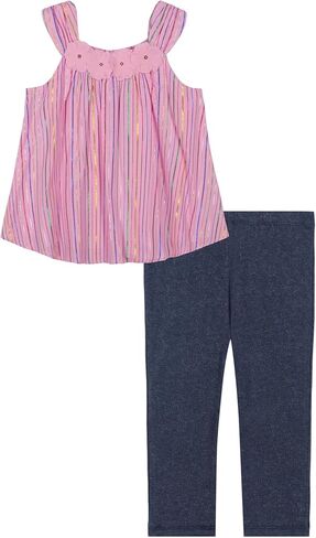 مقر Kids Birls 2pc مجموعة Legging Legging in Kuwait