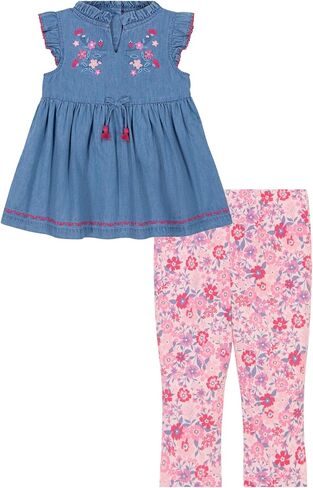 مقر Kids Birls 2pc مجموعة Legging Legging in Kuwait