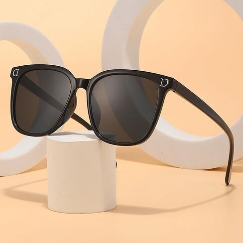 Trendy Oversized Women's Sunglasses – Vintage Square Frames with Gradient Lenses in Saudi Arabia