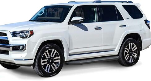 لوحة الجري HD Ridez مقاس 6 بوصات فضية متوافقة مع Toyota 4Runner 2010-2013 SR5 و10-24 Limited و19-24 Nightshade Edition (خطوات جانبية) in Kuwait