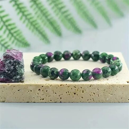Bracelets for Women Men Red Green Nnatural Stone Quartz Lava Tiger Eye Elastic Adjustable Yoga Beads Bracelet Heailth Care Couple Creative Jewelry Gifts in Saudi Arabia