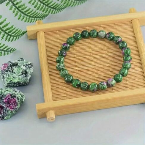 Bracelets for Women Men Red Green Nnatural Stone Quartz Lava Tiger Eye Elastic Adjustable Yoga Beads Bracelet Heailth Care Couple Creative Jewelry Gifts in Saudi Arabia