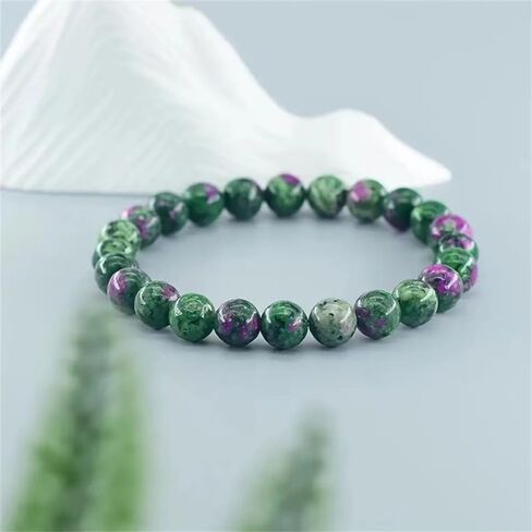 Bracelets for Women Men Red Green Nnatural Stone Quartz Lava Tiger Eye Elastic Adjustable Yoga Beads Bracelet Heailth Care Couple Creative Jewelry Gifts in Saudi Arabia