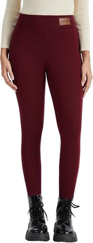 Women's Thermal Fleece Lined Leggings Winter Warm Soft High Waist Stretch Sherpa Lined Pants… in Kuwait