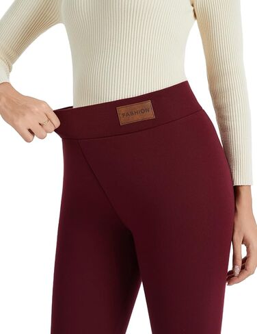 Women's Thermal Fleece Lined Leggings Winter Warm Soft High Waist Stretch Sherpa Lined Pants… in Kuwait