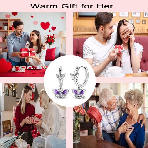 925 فضة أقراط للنساء هوب أقراط أقراط ملونة زركون هيبوالرجينيك هوجي أقراط in Kuwait