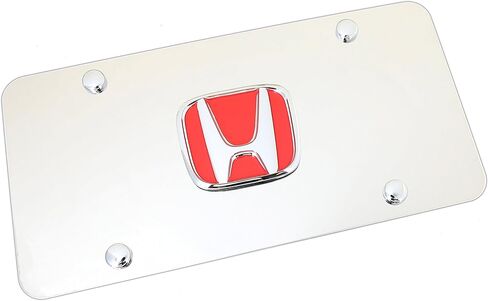 لوحة ترخيص بشعار Au-TOMOTIVE GOLD لسيارة Honda (أحمر) in Kuwait