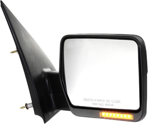 مرآة Garage-Pro متوافقة مع جانب الركاب Ford F-150 2004-2006، ساخنة، زجاج الطاقة، ضوء إشارة داخلي in Saudi Arabia