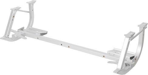 ECOTRIC Lower Radiator Core Support Skid Bar Plate + Upper Radiator Support Compatible with 2005-2013 Corvette C6 Replace for part number 15868159 20939829 15916658- Two Packages in Saudi Arabia