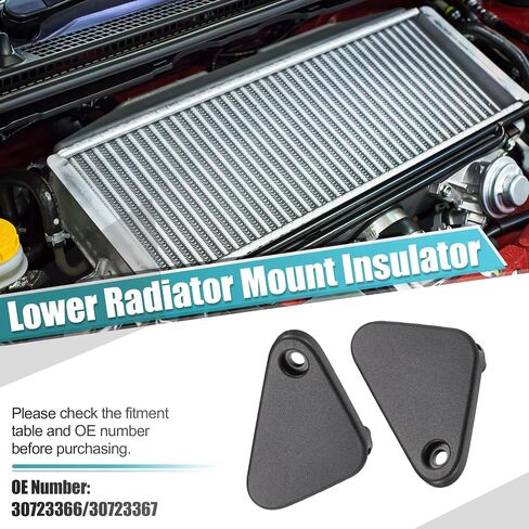 X AUTOHAUX 1 Pair Upper Left and Right Radiator Bracket for Volvo S60 2.0l 4 Cylinder Turbo 2014-2018 No.30723366/30723367 in Saudi Arabia