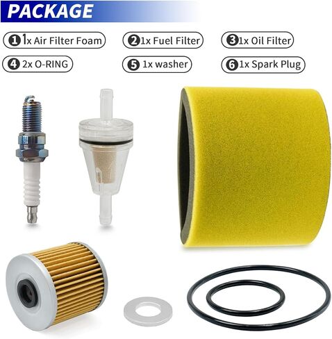 Air Filter Foam & Oil/Fuel Filter Kit for Kawasak Bayou 220/250/300/KLF220/KLF250/KLF300 in Saudi Arabia