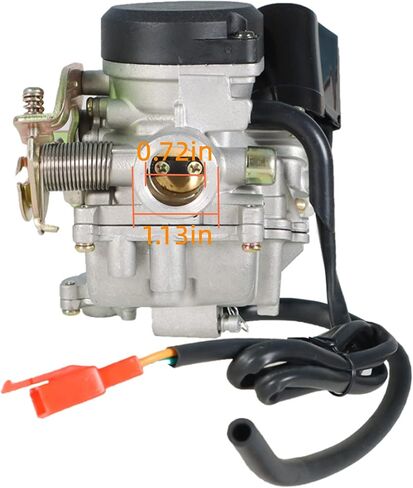 Waltyotur دراجة نارية 20 مللي متر المكربن ​​لاستبدال 139QMA 139QMB ATV Carb GY6 50cc 100cc المكربن in Saudi Arabia