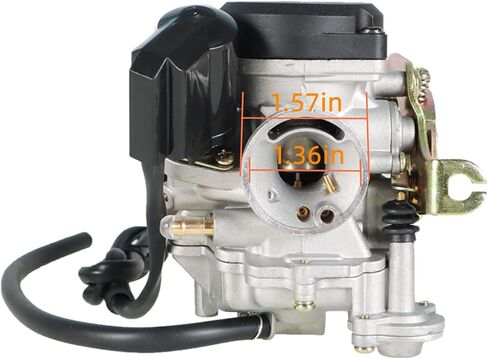 Waltyotur دراجة نارية 20 مللي متر المكربن ​​لاستبدال 139QMA 139QMB ATV Carb GY6 50cc 100cc المكربن in Saudi Arabia