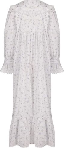 The 1 for U Sleepwear for Women - Button Down Nightgowns for Women, Amelia 100% Cotton Robe in Saudi Arabia