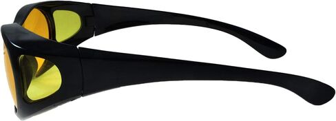 Polarized Sunglasses that Fit Over your Prescription Glasses Featuring HD Night Driving Lens (2 Pair Included) in Saudi Arabia