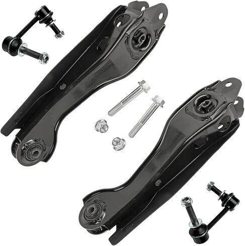 Detroit Axle - Rear Control Arms Sway Bars for 13-19 Nissan Pathfinder, 14-19 Infiniti QX60, 13 JX35, 2 Lower Forward Control Arms 2 Sway Bar Links 2013 2014 2015 2016 2017 2018 2019 Replacement in Saudi Arabia