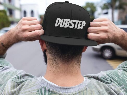 Dubstep Hat Riddim Bass Music Dj Snapback Rave EDM Mens Festival Cap in Saudi Arabia