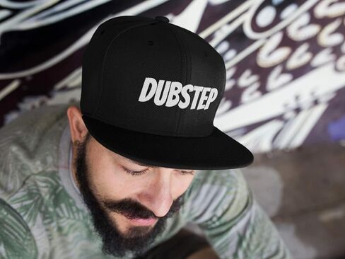 Dubstep Hat Riddim Bass Music Dj Snapback Rave EDM Mens Festival Cap in Saudi Arabia