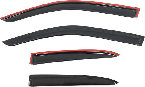 FREEMOTOR802® Tape-on Side Window Visors Wind Deflectors Rain Sun Guards Vent Visors, Compatible with 2019-2025 Lexus UX-Series UX200 UX250h UX300h, Smoke/Tinted Acrylic 4PCS in Saudi Arabia
