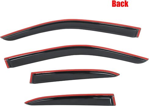 FREEMOTOR802® Tape-on Side Window Visors Wind Deflectors Rain Sun Guards Vent Visors, Compatible with 2019-2025 Lexus UX-Series UX200 UX250h UX300h, Smoke/Tinted Acrylic 4PCS in Saudi Arabia