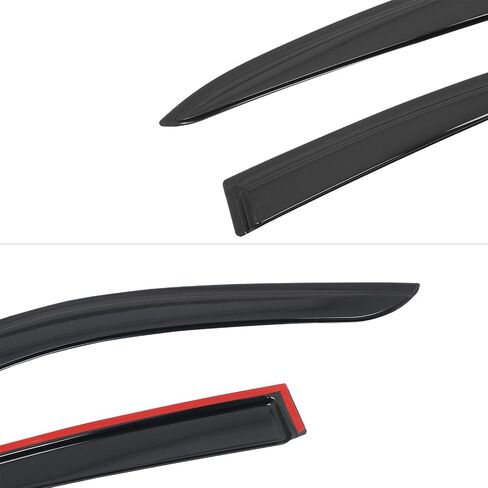 FREEMOTOR802® Tape-on Side Window Visors Wind Deflectors Rain Sun Guards Vent Visors, Compatible with 2019-2025 Lexus UX-Series UX200 UX250h UX300h, Smoke/Tinted Acrylic 4PCS in Saudi Arabia