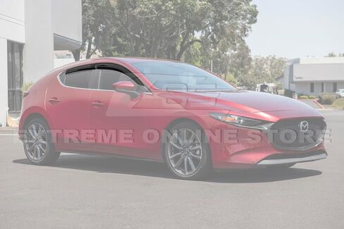 Replacement for 2019-Present Mazda 3 Models | EOS Visors Tape-On JDM Mugen Style Side Vents Window Visor Rain Guard Deflectors in Saudi Arabia