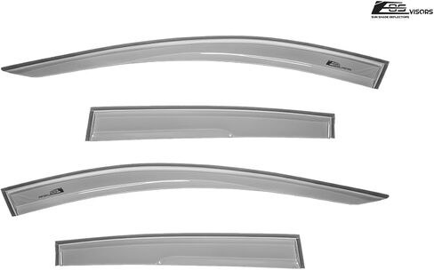 Replacement for 2019-Present Mazda 3 Models | EOS Visors Tape-On JDM Mugen Style Side Vents Window Visor Rain Guard Deflectors in Saudi Arabia