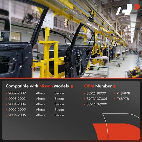 منظم نوافذ كهربائي ممتاز مع محرك متوافق مع نيسان ألتيما 2002-2006 جانب الركاب الخلفي الأيمن in Kuwait