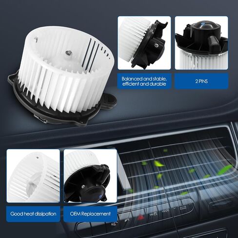 مروحة تكييف الهواء الأمامية لمحرك السخان HVAC متوافقة مع كاديلاك إسكاليد ESV 2003-2013/إسكاليد EXT 03-06 متوافقة مع شيفروليه أفالانش 07-11/سيلفرادو 1500 03-07 in Saudi Arabia