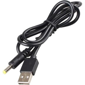 Charger Cord Replacement for Sony PSP 1000 2000 3000, powerconnect Onyx EZ, SkyBT, Nyko Wii U Pro Controller, Zoom H4n Recorder, steamlink, WYSE 3040 ThinOS, insta - USB Power Cable, Round DC 4.0/1.7