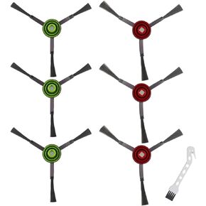 6PCS Side Brush Accessories For Yeedi vac 2 pro/vac 2 /max/vac max/vac hybrid/vac station,for Ecovacs Deebot N8 / N8 Pro / N10 plus Vacuum Cleaner Replacement Part