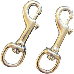 5/8 in. x 3-1/8 in. Nickel-Plated Swivel Bolt Snap (2-Pack)