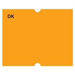 DayMark IT110451 DuraMark Date Coder ملصق دائم فارغ، لمسدس تحديد خطين DM4 SpeedyMark 20، أخضر فلوري (عبوة من 8 لفات)