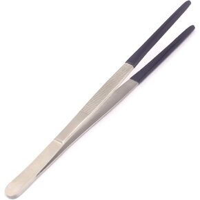 DDP 8" ULTRASONIC Cleaning Tweezers Tongs PVC Soft-Coated STEAM Cleaning Jewelry Making Tool