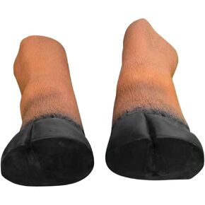 SHOWERORO 1 Pair Cosplay Gloves Role Play Outfits Stuffed Animal Clothes Halloween Costume Hooves Halloween Horse