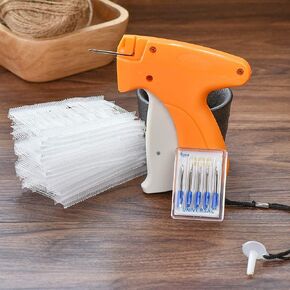 Fonture Price Label Tag Tagging Gun, Commodity Garment Price Labeling Tag Tool Machine with 1000 Assorted Barbs and 6 Needles
