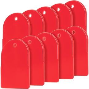 Bates- Body Filler Spreader, 2.65 Inch, 10 Pack, Red Plastic Spreader, Epoxy Spreader, Spreader Tool, Spreaders, Spreading Tool, Body Filler Spreaders