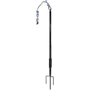 Dog Retractable Interactive Training Tug Toy - Pet Obedience Training Tug - Stable Exercise Metal Pole & Spring Rod with Replaceable Chew Rope for Small/Medium Dogs