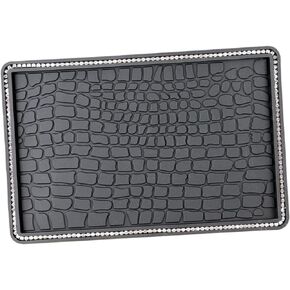 Mikinona Car Mats Car Dashcam Car Auto Accessories Inside Car Accessories PVC Phone Pad Car Dashboard Black Rubber Mat Dashboard Anti-Slip Mat Multifunctional Fixate Gel Pads Grip Mat PVC