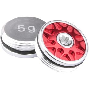 OGECLF 2pcs Red Golf Weights for Odyssey Stroke Lab, Triple Track, O-Works Putters 5g 10g 15g 20g 25g 30g 35g for Option