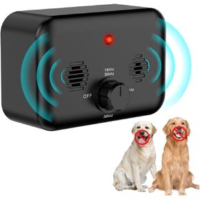 Anti Barking Devices, Auto Dog Bark Control Devices with 3 Modes, Rechargeable Ultrasonic Bark Box Dog Barking Deterrent Devices, Effective Stop Barking Dog Devices for Indoor & Outdoor Use in Kuwait