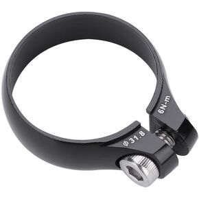 Dilwe Seat Clamp, Super Light Seat Tube Clip 31.8mm for 27.2 Seatpost Bike Accessory