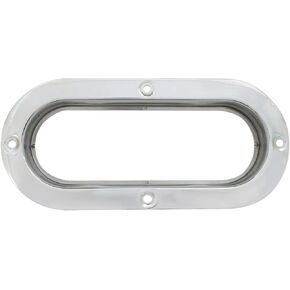 GG Grand General 87146 S.S. Flange Mount Bezel for Oval Light