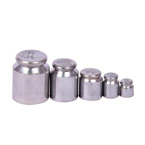 diollo 5 PCS Calibration Weights Scale Calibration Weight Set 1g 2g 5g 10g 20g Small Weight Gram Scale Balance Jewelry Scale, Silver