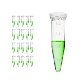 Utile 500pcs of 2ml Microcentrifuge Tubes, PP Material, Autoclavable Microcentrifuge Tubes, with Graduation and Frosted Writing Area, 4610.1815.500.