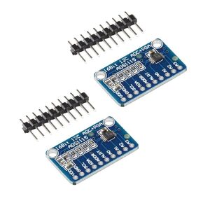 Ferwooh 2PCS ADS1115 Analog-to-Digital Converter 16 Bit 4 Channel I2C IIC Module Converter with Programmable Gain Amplifier Converter Development for Arduino for Raspberry Pi DIY