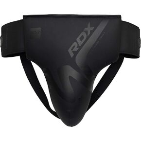 RDX Groin Protector for Boxing, Muay Thai, Kickboxing and MMA Fighting, Maya Hide Leather Abdo Gear for Martial Arts Training, Men Jockstrap Abdominal Protector for Sparring, Taekwondo and Grappling